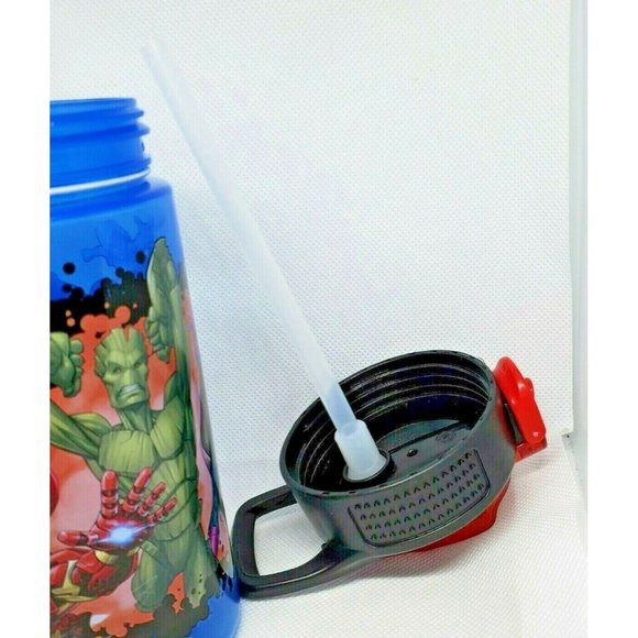 Zak Leak Proof Push Button Lid BPA Free 16 Ounce Marvel Hero's Tumbler Cup - Picture 10 of 11